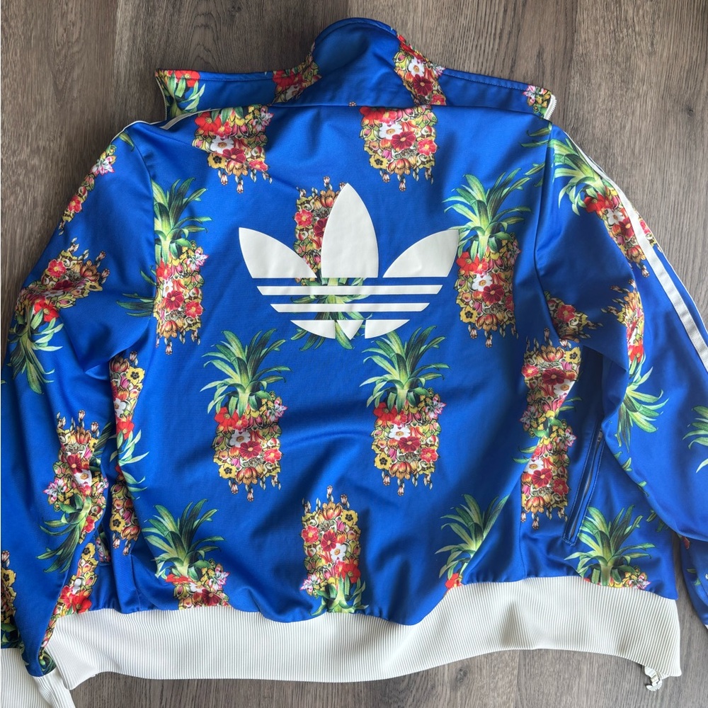 Rare Adidas x Farm Rio Floral Pineapple Track Jacket - Picture 9 of 9